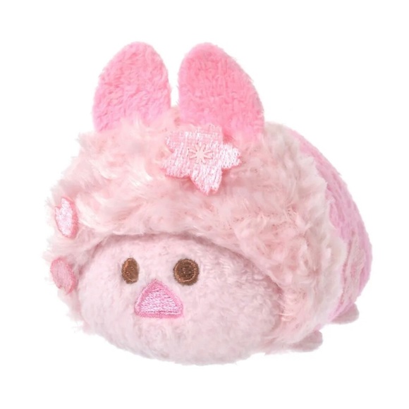 Disney Store Japan 2021 SAKURA TSUM TSUM Pooh & Piglet Set - NEW - Picture 6 of 6